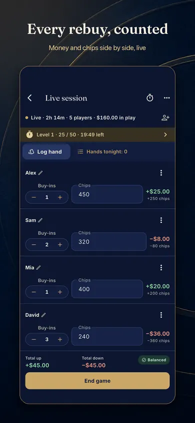 Poker Night live game